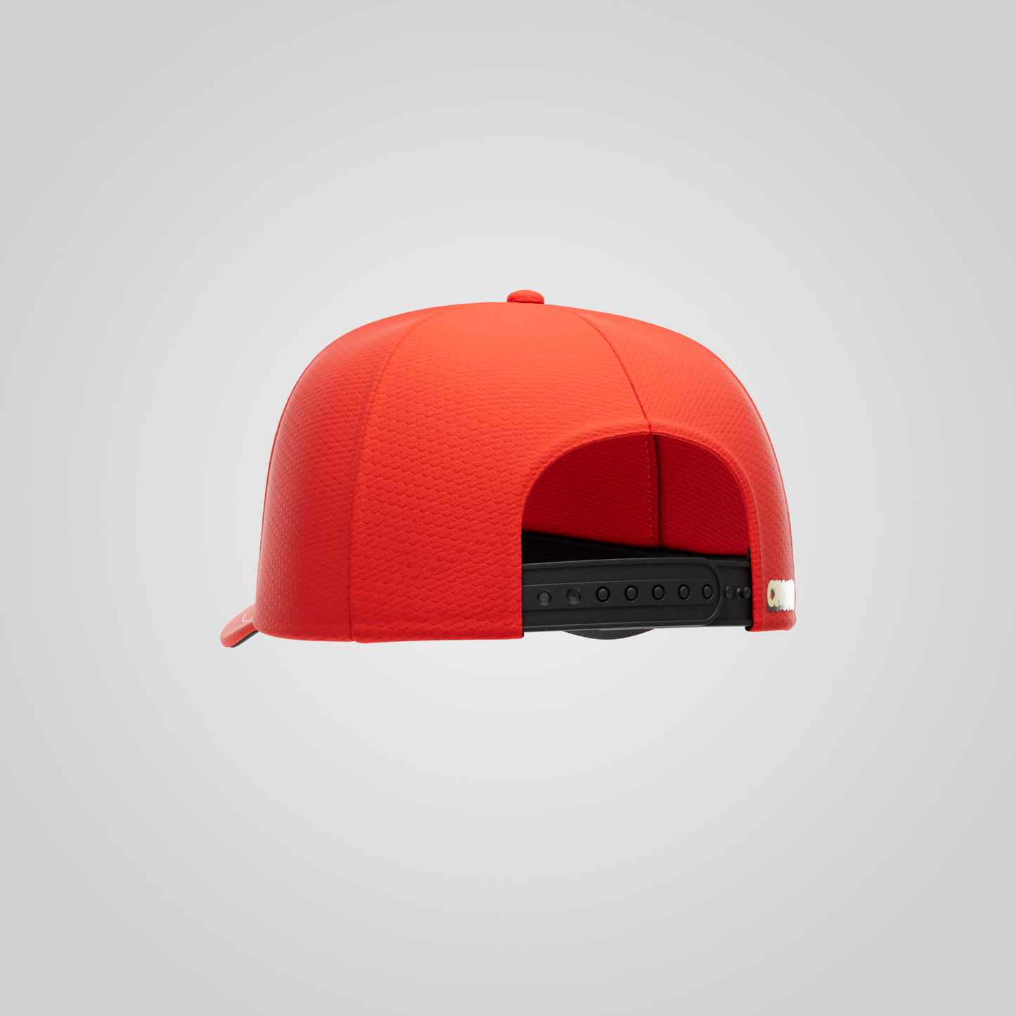 Chonky Textured Mesh Hat Red